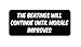 3pcs The beatings will continue until morale improves funny hard hat/helmet vinyl decal sticker