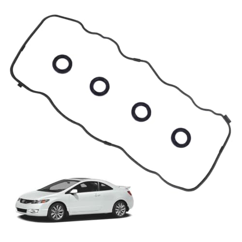 Image of VS50741R Engine Valve Cover Gasket Set for Honda Civic Honda HR-V 1.8L L4 2006 2007 2008 2009 2010 2011 2012 2013 2014 2015 2016 2017, for Acura ILX 2.0L 16V 2013-2015, Replace 12341RNAA01 VS50741R
