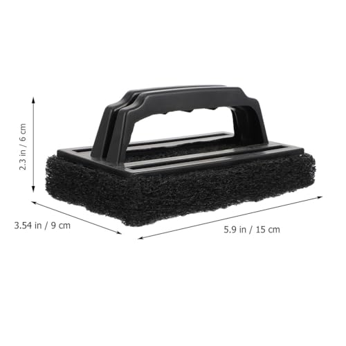 Image of balacoo Grill Cleaning Brush 5.90In with Non-Slip Handle Multi-Function BBQ Scrubber for Outdoor Grill Racks and Kitchen Stove Cleaning