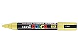 Produce An Opaco, Color Vivo Marcador Uni-Ball Posca permanente Amarillo, 12 unidades