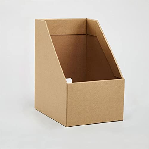 デスクトップマガジンファイルホルダーラックドキュメントマガジンラック段ボールマガジンラック本棚弓形紙箱書類フォルダ仕切り収納ファイル文具収納ボックスデスクトップ、Onecolor、B