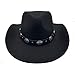 Imagen de Willheoy Sombrero de Vaquero para Mujer Hombre Sombrero de Cowboy Unisex Adulto Carnaval Halloween y Cosplay