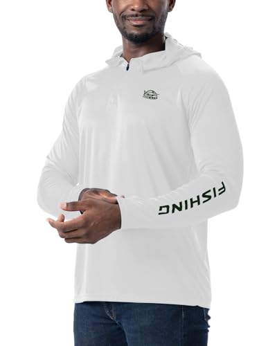 Willit Men's UPF 50+ Sun Hoodie Fishing Shirt Half Zip Long Sleeve SPF Hiking Shirt Lightweight2