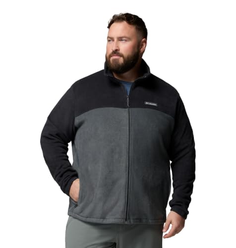 Columbia Herren Steens Mountain Full Zip 2.0 Sweater Fleecejacke, Schwarz/Grill, 3X Hoch – Ansicht 5