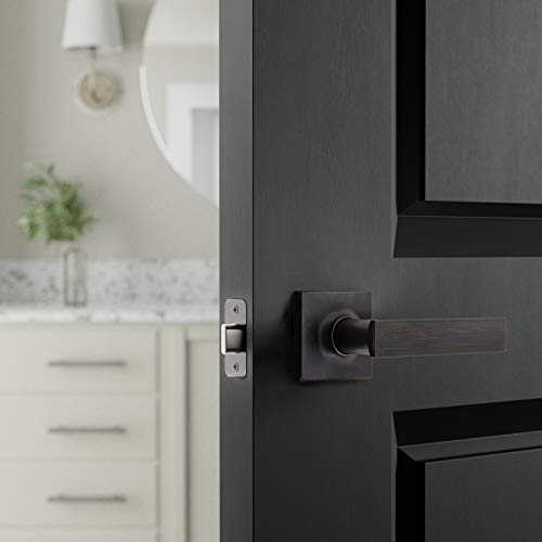 Amazon Basics Contemporary Stamford Door Lever, Passage, Oil Rubbed Bronze #TOP4