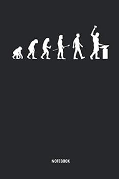 Blacksmith | Notebook: Evolution of Man - Dot Grid Blacksmith Notebook / Journal. Great Blacksmithing Accessories & Novelty Father's Day Gift Idea.