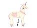 Galoppo Licorne roulante pour Enfants à partir de 3 Ans en Tailles médium Jusqu’à XXL est Un Cheval de Selle pour Faire du Cheval et pour Jouer dans la Maison ou dans la Rue