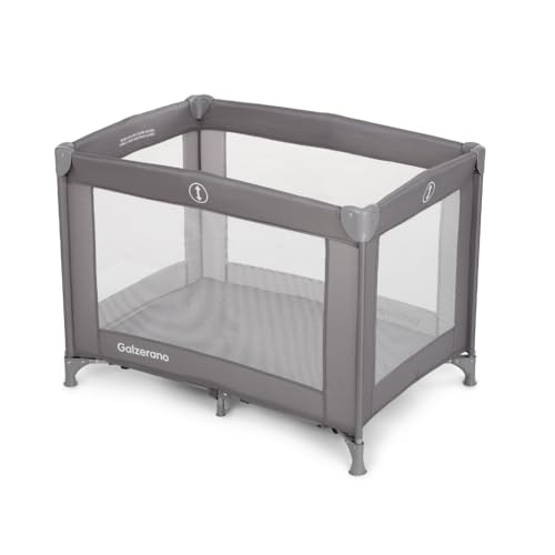 Berço Portátil Desmontável Basic Cinza - Galzerano