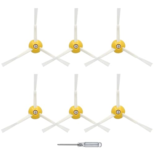 6-Pack Side Brush Replacements for iRobot Roomba 500/600/700/800/900 Series, Fits