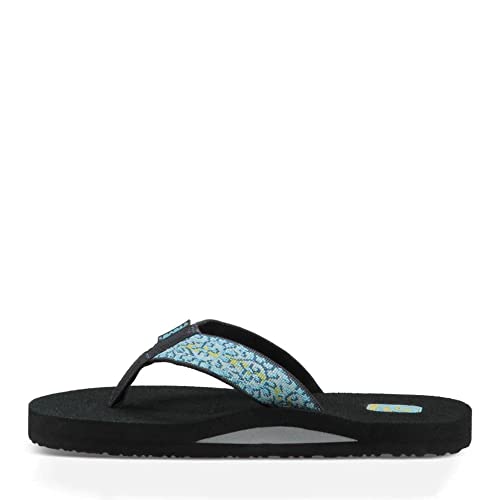 Teva Women s Mush II Flip Flop,Companera Blue,9 M US