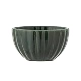 Bloomingville Latina Schale D9xH5, 165 ml– Steingut – Robuste Keramikschüssel für Salate, Obst & Deko – Spülmaschinen- & Mikrowellengeeignet