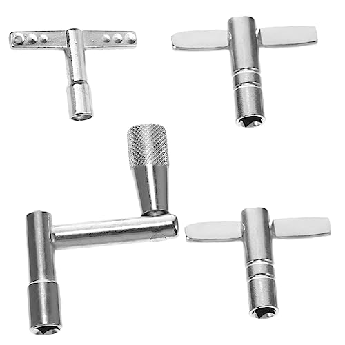 Levemolo Drum Tuner Chain 4pcs Metal Drum Tuning Keys for Quick Drum Tuning Accessory