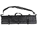 KRATARC Archery Lightweight Rolled-Up Takedown Recurve Bow Case Bow Bag with Arrow Tube Holder (Black)