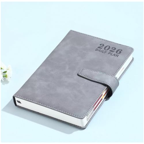 Jxzyil �蒠 2026 1���n�܂�2026�N12���܂� 1��1�y�[�W 365���蒠�E�����y�[�W ������ ���ԊǗ� �X�P�W���[���� �f�C���[�m�[�g �}���X���[�v�����i�[ PU���U�[�J�o�[�t�� A5�T�C�Y�i147×215mm�j�����E�w�K�E�L�^�ɍœK �킽