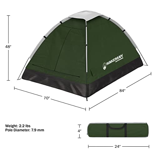 Carpa Wakeman para 2 Personas con Diseño Pop-Up y Bolsa miniatura 2