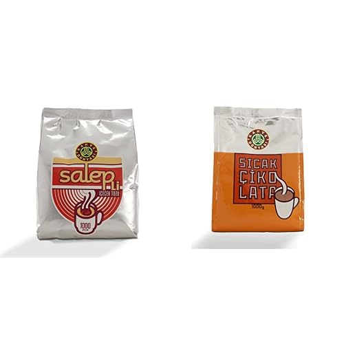 KAHVE DUNYASI Dünyası Salepli İçecek Tozu, 1kg ve Dünyası Sıcak Çikolatalı İçecek Tozu 1000gr