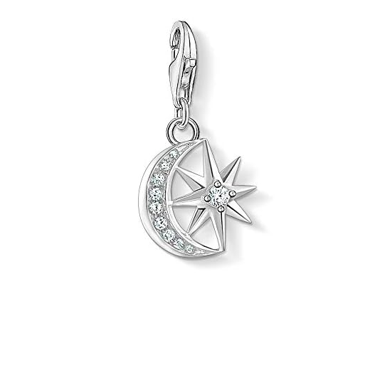 Thomas Sabo Damhänge stjärna & måne charm klubb 925 sterlingsilver 1794–051–14