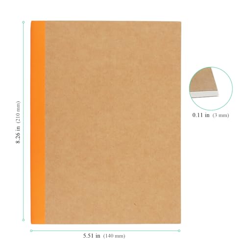 Carnet A5 kraft pour ne plus perdre vos notes grâce aux spirales - 2