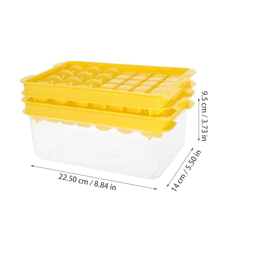 Molde de hielo reutilizable doble capa con pala miniatura 2