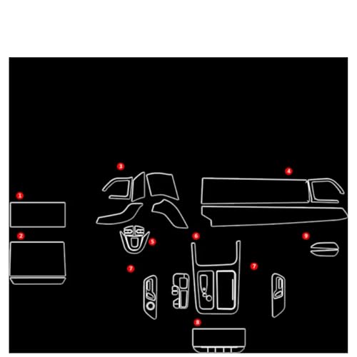 Film transparent TPU Trumpchi GS8 2022 finition haut de gamme