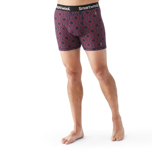 Smartwool Men's Merino Wool Print Boxer Brief Boxed (Slim Fit)2
