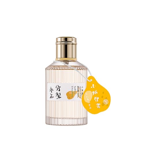 Romantic Perfume Watermelon Strawberry Fresh Fragrance Maiden Natural Lasting Student Eau de Toilette 1.7 Fl Oz (50ML, pear)
