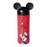 Garrafa 500 Ml Plástico Lúdica Minnie Vermelha Plástico