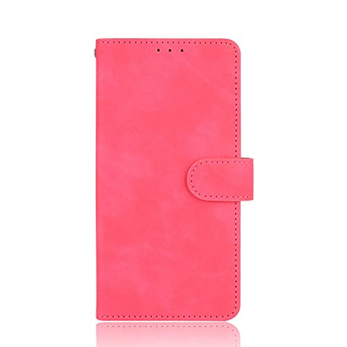 SHIEID Cover per Oppo Reno16 5G, Portafoglio Pelle PU Protettiva Flip Case con Supporto Stand ed Carta Fessura ed Cove di Pelle Custodia per Oppo Reno16 5G-Rosa rossa