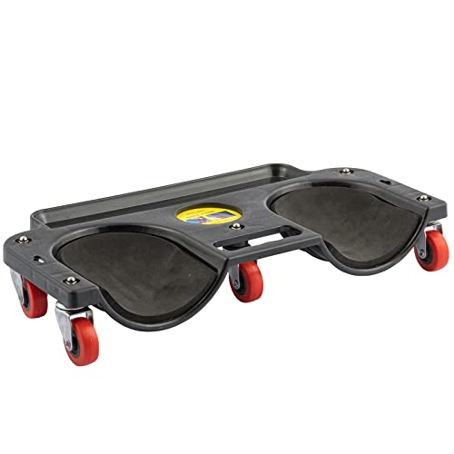 Genouillères mobiles sur roulettes avec plateau à outils pour garage
