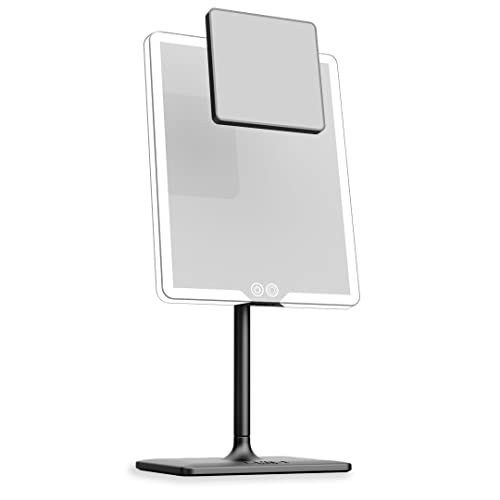 Orbit LED Vanity Mirror with Lights 7X1X Magnification Dimmable & USB-C Rechargeable Tabletop Mirror - Chalk Grey product thumbnail 10