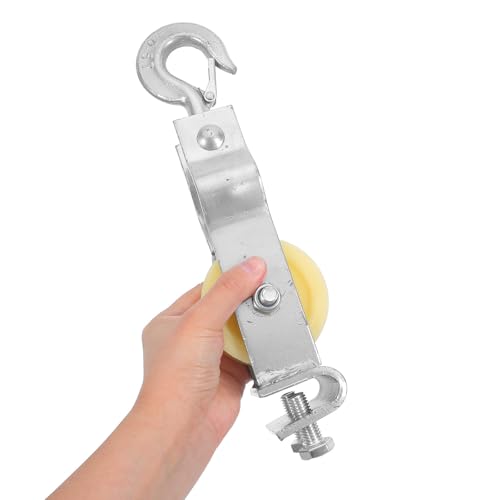Poulie de câble lourde Abaodam avec bord surélevé pour installation de chantier sécurisée