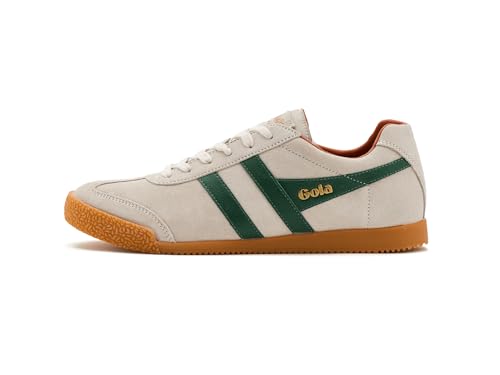 Image of Gola, Men, Harrier, Off White /Evergreen /Moody Orange, 9, Medium