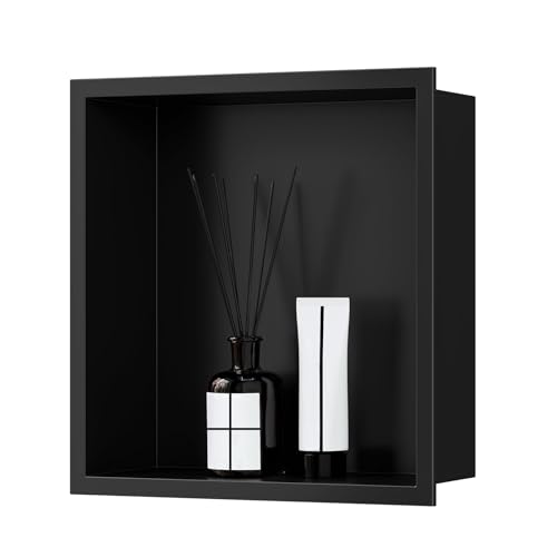 Niche de douche haut de gamme en acier inoxydable, étagère intégrée au mur pour salle d'eau