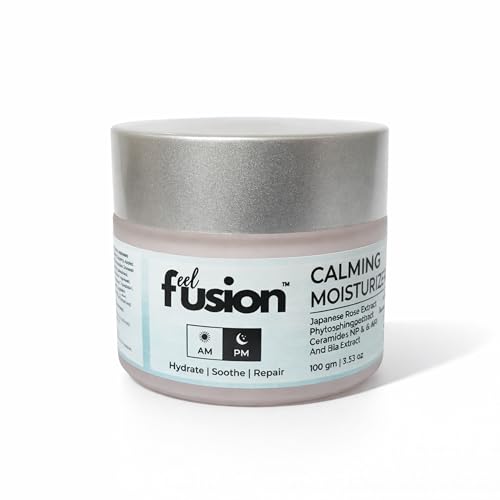 Image of Oil Free Aqua Based Calming Moisturizer with Japanese Fermented Rice, PhytoCelltec Alp Rose, Bakuchiol, Ceramide, Peptide & Hyaluronic Acid | Hydrates skin | Reduces Skin Dullness | Oil Free & Lightweight | For All Skin Types | Men & Women | 100 ml