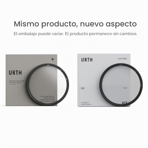 Filtro UV para objetivo de cámara Urth 39mm Plus cristal óptico protector 6