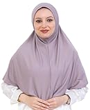 Prien Konfektion Kopftuch Für Damen, Muslimische Schal Frauen, Türkische Hijab Kleid, Turban Kleidung Für Gebetskleidung, Abaya, Tesettür Abiye, Khimar (Hellnerz)
