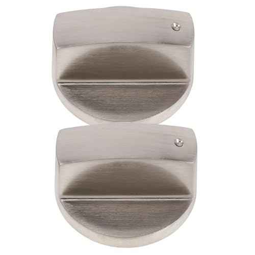 DECOMELODY de Perilla de Gas de Aleación de Zinc para Botón Metálico Duradero de Reemplazo para Control de Estufa y Horno de Instalar y Resistente Daños
