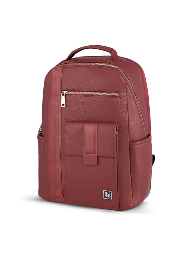 Image of EUME Nexa Backpack Bag For Man | 2 Large Compartment office Laptop Backpack | Fits Up to 15.6 inch Laptop | Vegan Leather | Travel Bag | Laptop Backpack For Men and Women