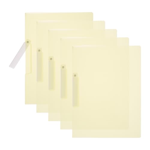PATIKIL Plastic Folders with Mid-Side Swing Clip