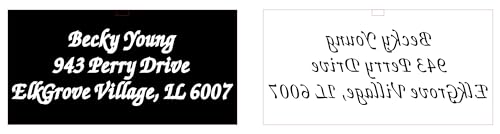 Custom Address Embosser - Personalize with Name and Address - Hand-Held Embossing Stamp - Best for Invitations