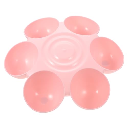 TOBBOMEY 花びら型多機能ペットフードボウル 複子犬用 快適設計 衛生的 耐久性 お手入れ簡単な餌皿 猫 犬