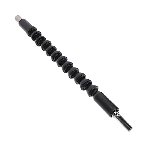 VILLCASE Universal Soft Shaft Adapter Right Angle Angled Drill Attachment Flexible Shafts Metal Black