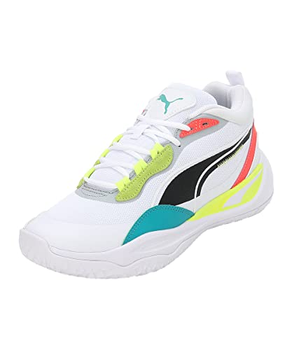 Puma Playmaker Pro, Zapatillas Deportivas, Unisex Adulto, Puma White-Fiery Coral, 43 Eu Puma Playmaker Pro, Zapatillas Deportivas, Unisex Adulto, Puma White-Fiery Coral, 43 Eu