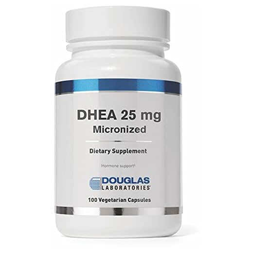 Douglas Laboratories DHEA 25 mg | Micronized Supplement to Support Immune Health, Brain, Bones, Metabolism and Lean Body Mass* | 100 Capsules