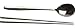 Korean Spoon and Stainless Steel Chopsticks Set; 1 Pair of Chopsticks and 1 Spoon