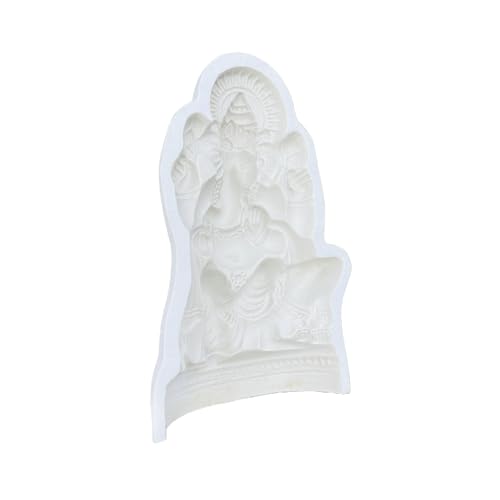 Image of Ganesha Idol Making Mold - Hight 7.5 inch Art Sculpture Mould for Clay, and Eco-Friendly Idols