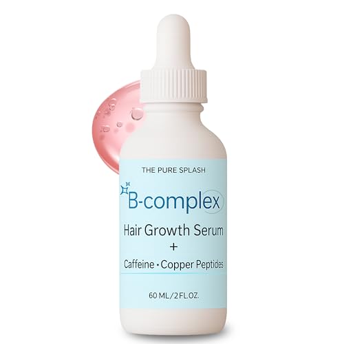 B-Complex Hair Serum with Caffeine & Copper Nutrients &ndash; Vitamin Rich Scalp Energizer for Stronger...