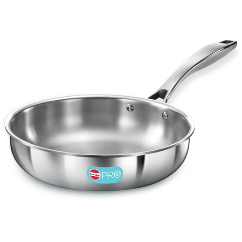 Hawkins Pro 22 cm Frying Pan, Triply Stainless Steel Fry Pan with...