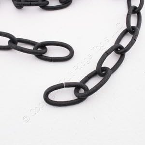 #US Capital Lighting Fixture 120" Replacement Conting Links Black Chain CH40BIX10