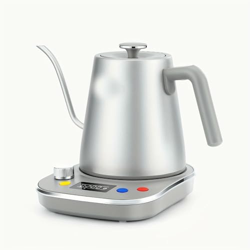 ZBDZSW Hervidor eléctrico de Cuello de Cisne Hervidor de Agua Caliente de Acero Inoxidable Hervidor pequeño Hervidor de té eléctrico para café y té vertidos